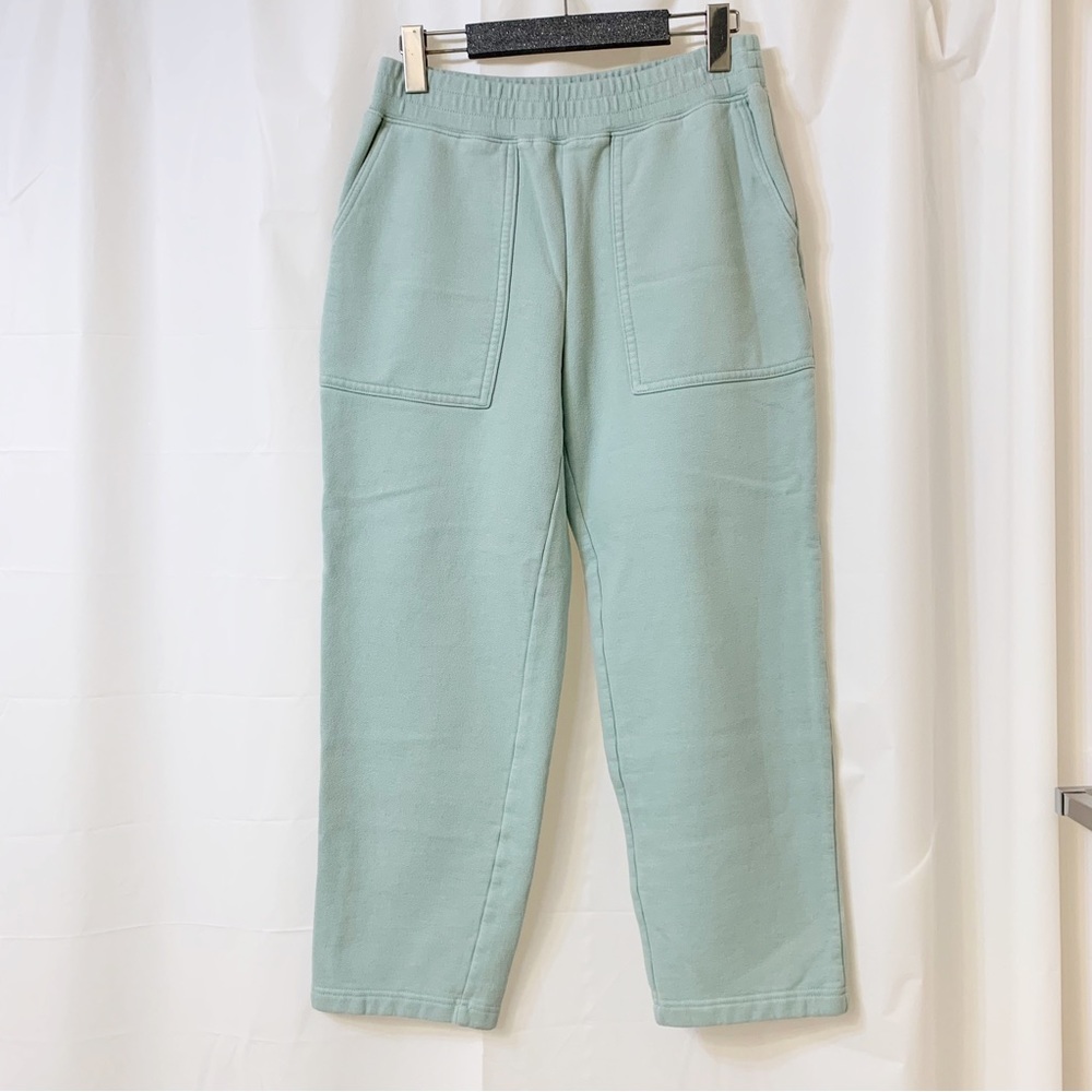Rails Edna cropped Seafoam Green Sweatpant Trousers Small